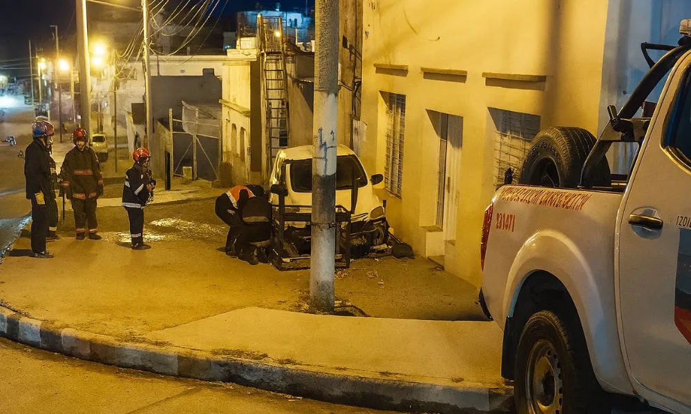 Choque y fuga de gas imagen reeditada por LA17 Original El Patagónico