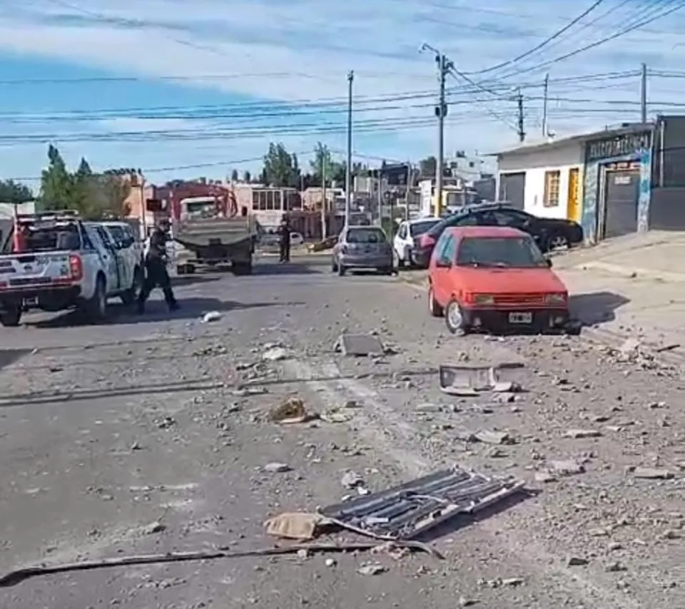 Camión sin frenos en Comodoro