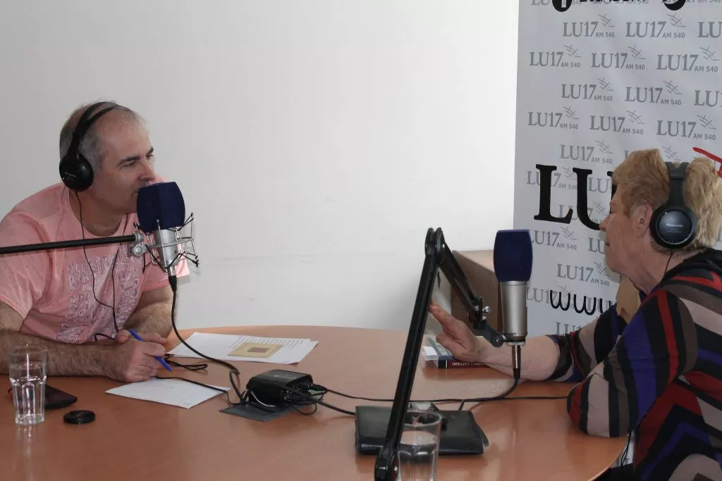 Diego Castro junto a Mabel Elías