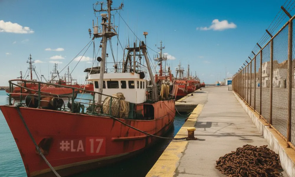 Barco de pesca imagen ilustrativa generada por LA17