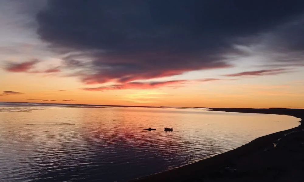 Amanecer en Puerto Madryn imagen de los oyentes