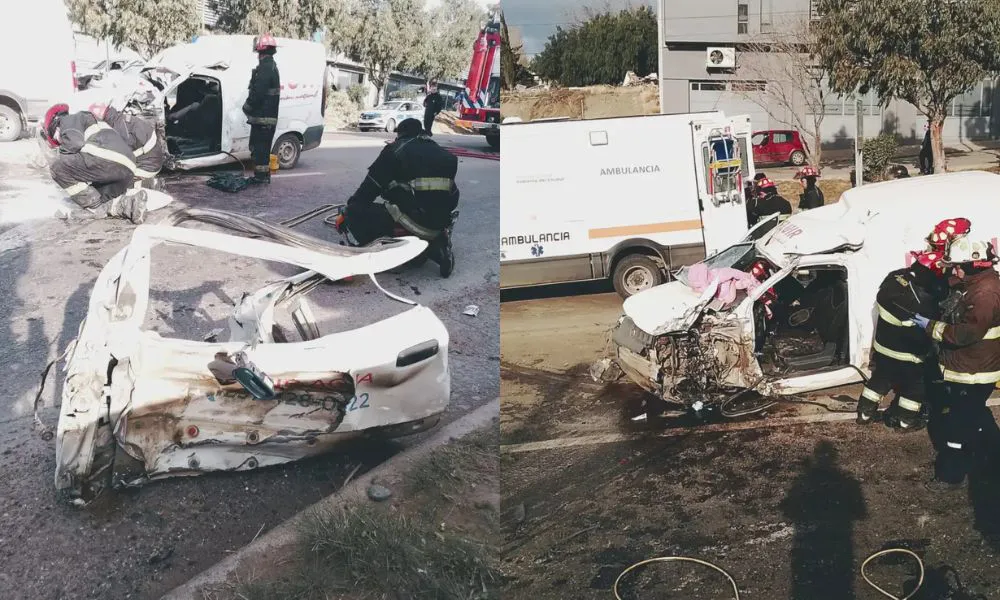 Fuerte accidente en Comodoro Rivadavia