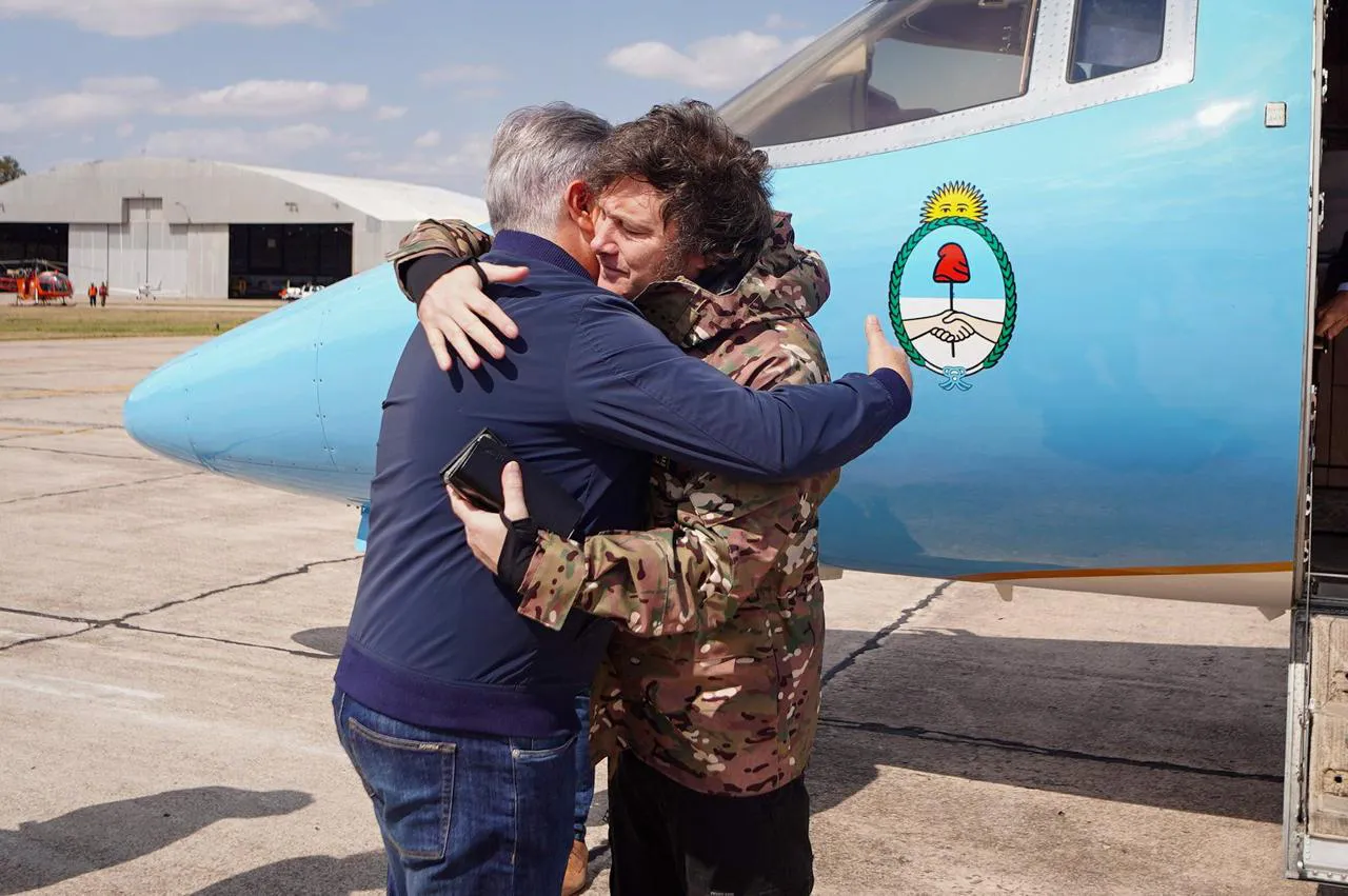 El presidente Milei visito Cordoba