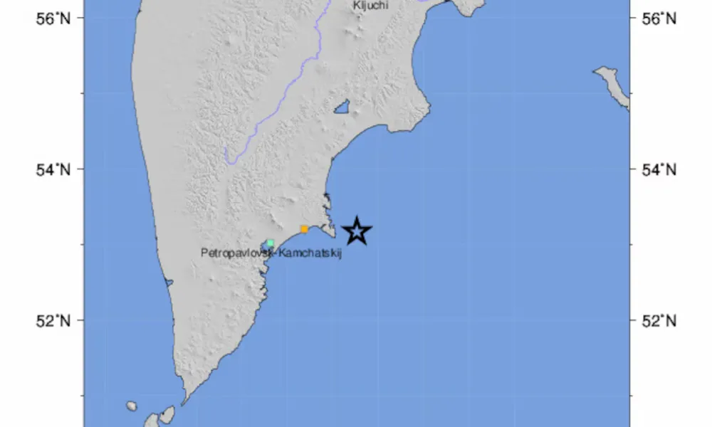 Sismo en las costas de Rusia