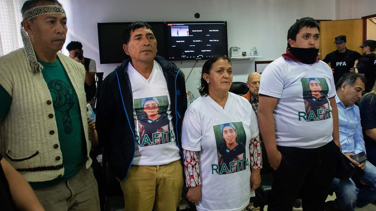 Familiares de Rafael Nahuel