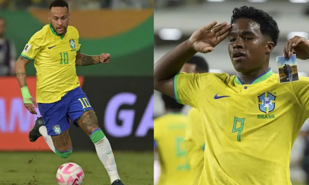 Neymar y Endrick