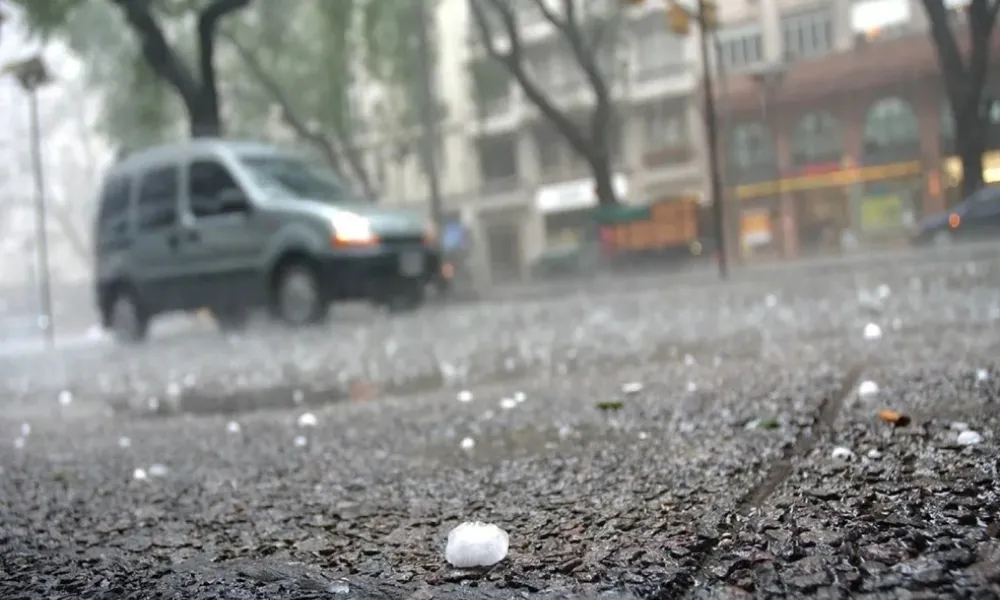 Granizo en el conurbano