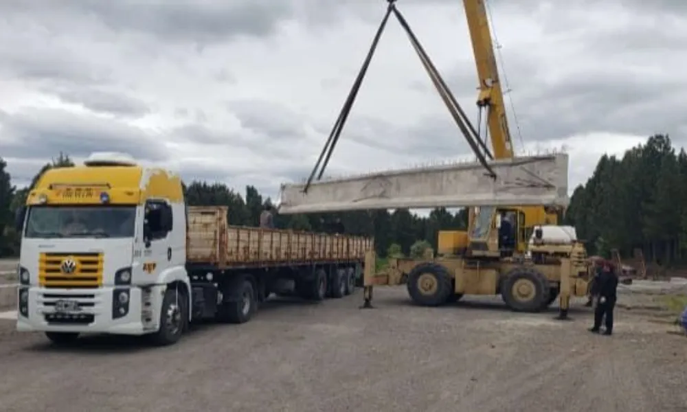 Construcción de puente fronterizo