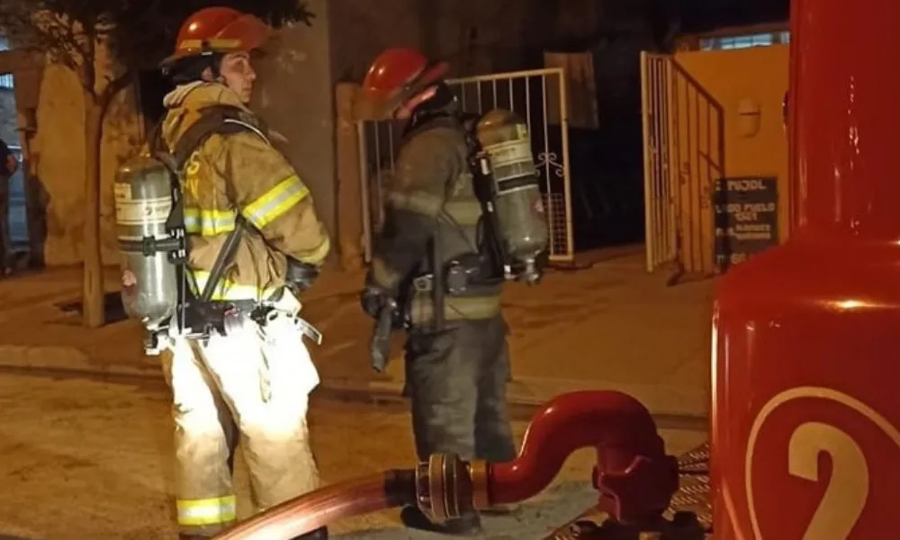 Vivienda afectada por la explosión