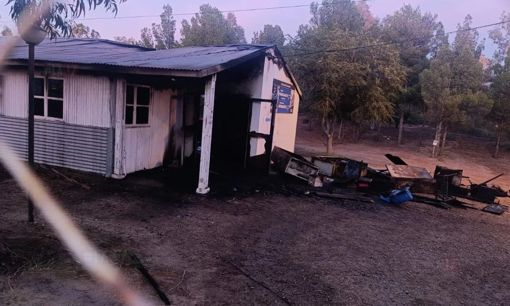 Incendio en la Sede Madryn de la Universidad