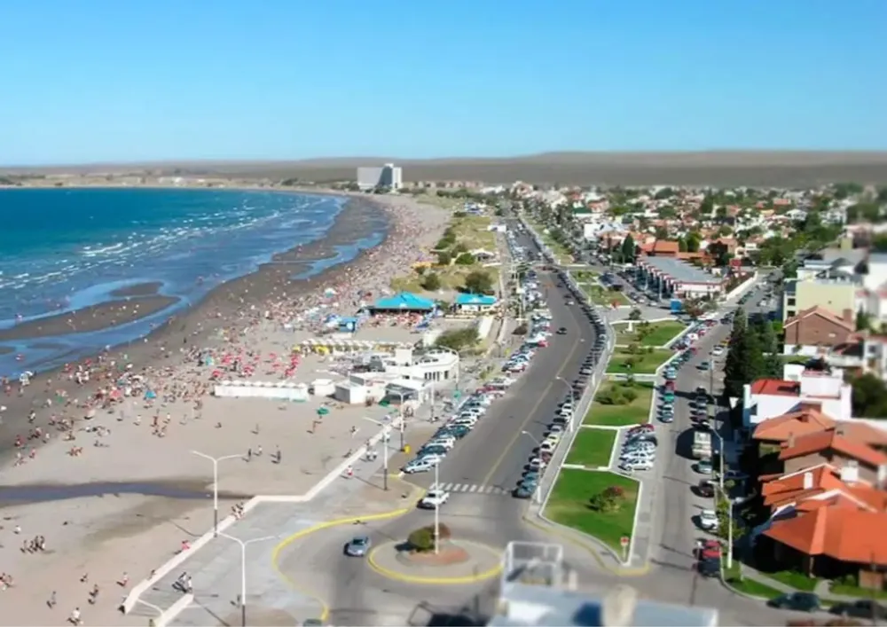 Vista aérea de Puerto Madryn