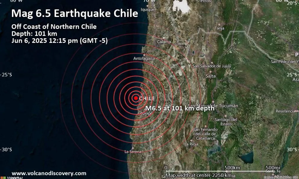Sismo en Chile