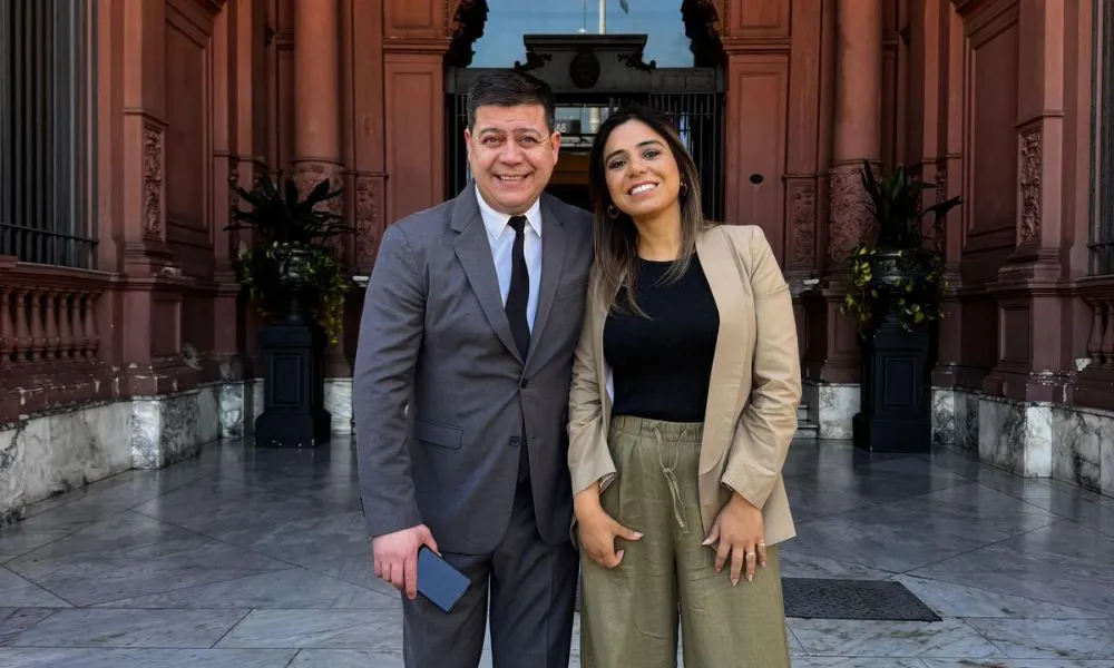 César Treffinger y Maira Frías