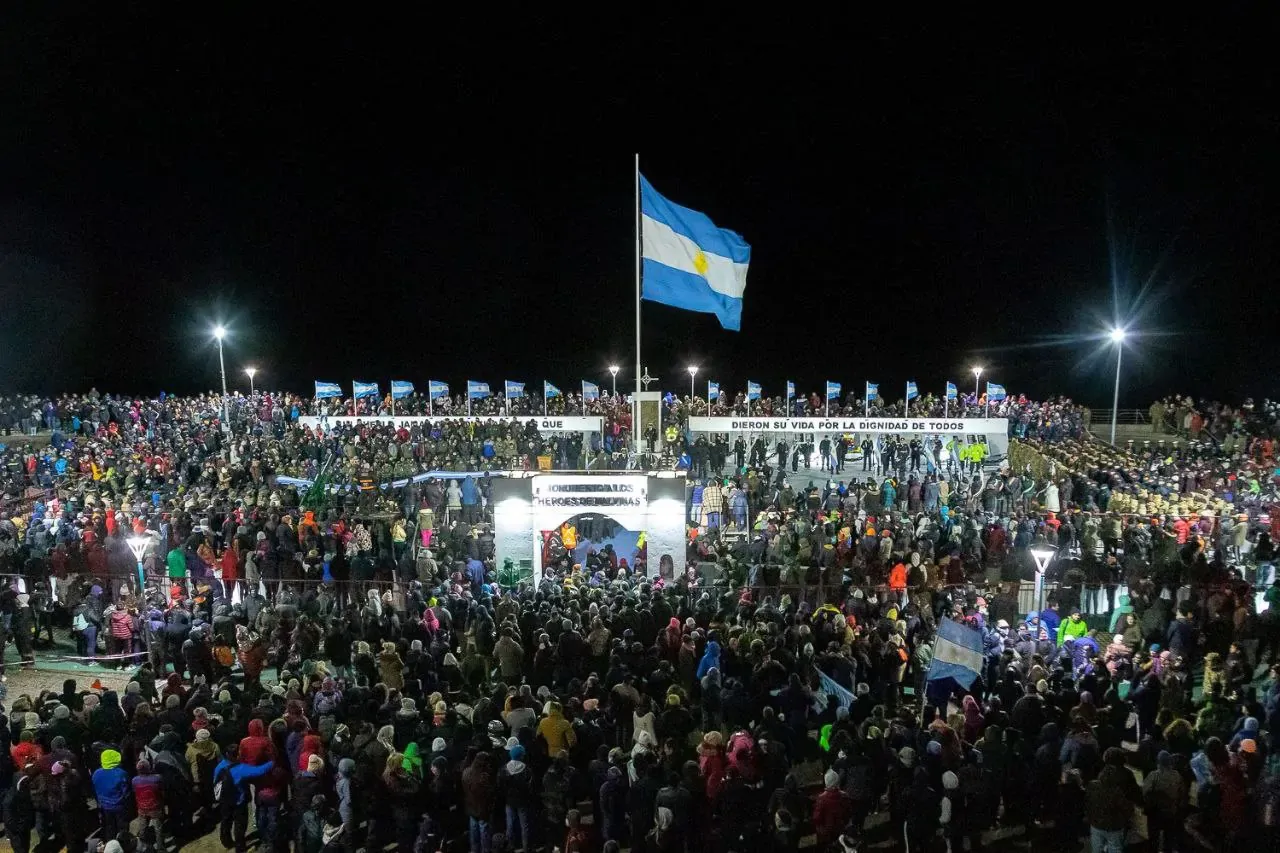Acto por Malvinas en Río Grande