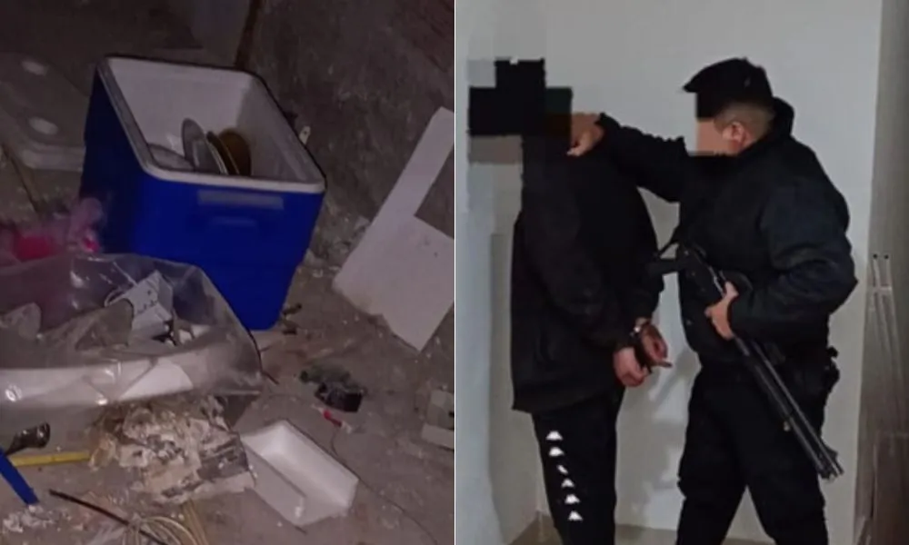 Sorprenden a un hombre robando herramientas