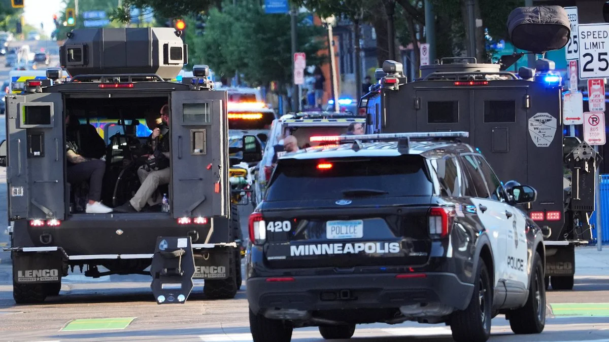 Tiroteo en Minneapolis. Foto AP Photo/Ellen Schmidt/Infobae