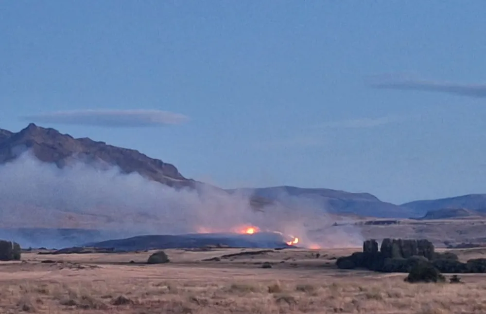 incendio en Trevelin febrero 2025