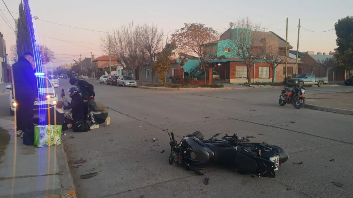 Atención del conductor de la moto