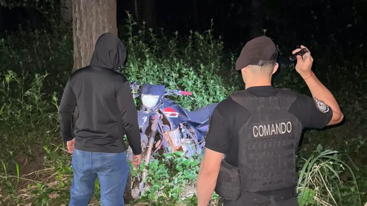 Recuperan una moto robada en la Ruta 227
