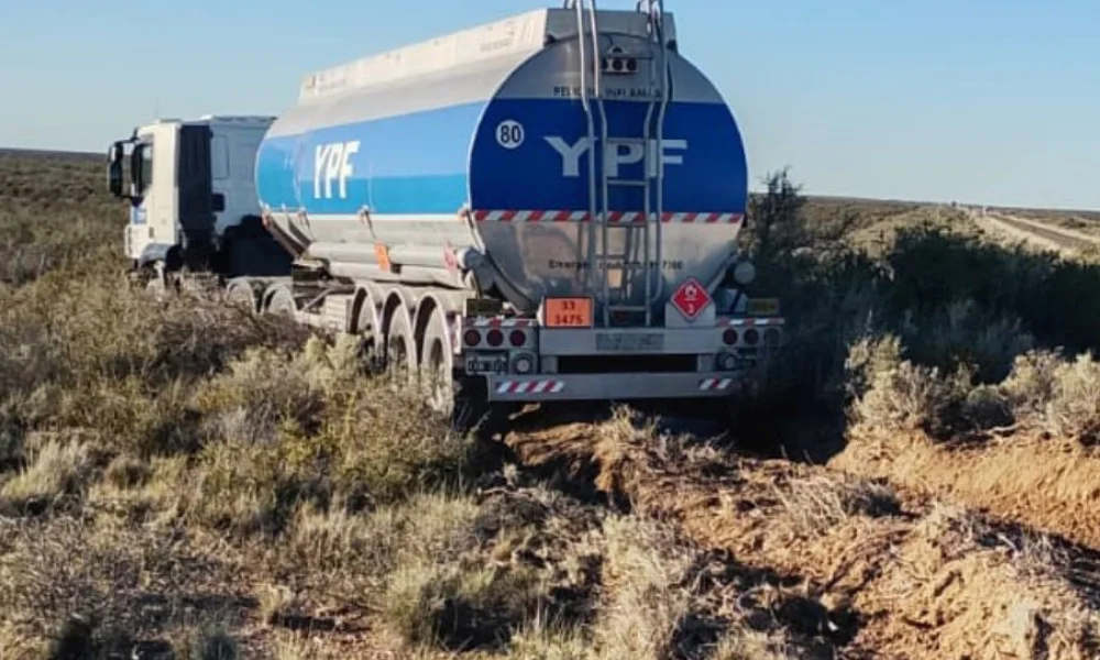 Camión despistado en ruta 3