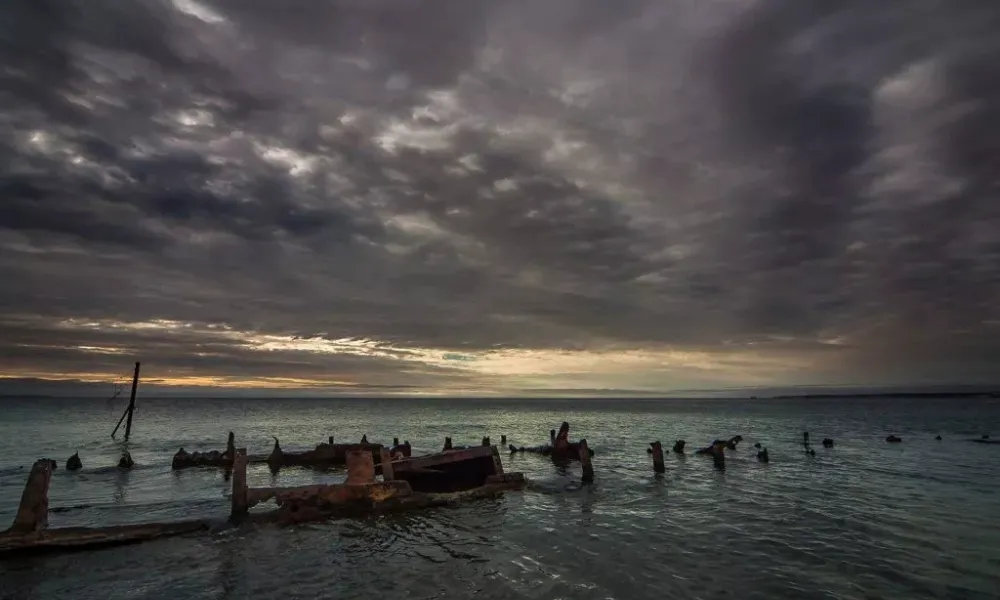 Tiempo nublado en Puerto Madryn