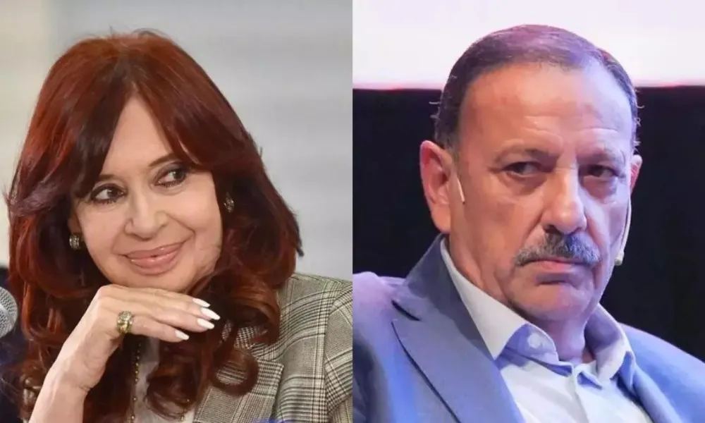 Cristina Kirchner y Ricardo Quintela