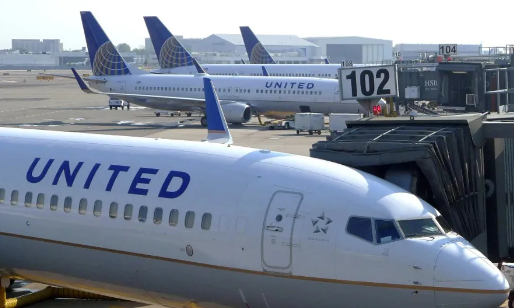 Avión de United Airlines