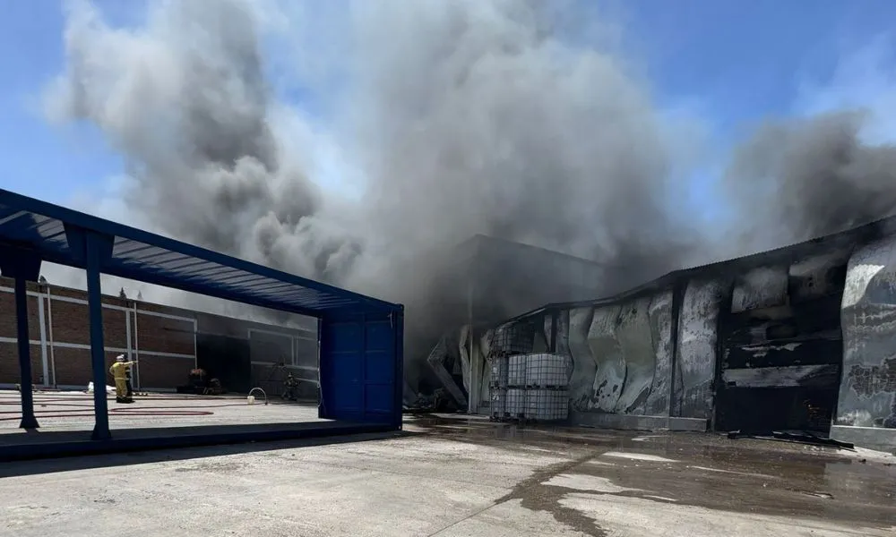 Incendio en Conarpesa