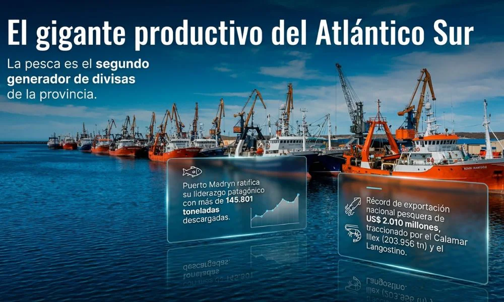 Chubut exporta récord, pero suma poco valor local
