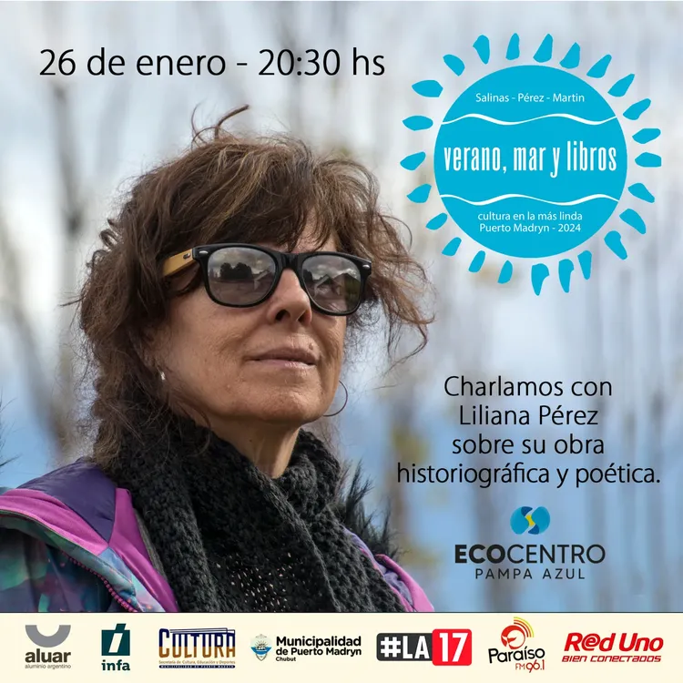 Liliana Pérez en Verano, mar y libros 