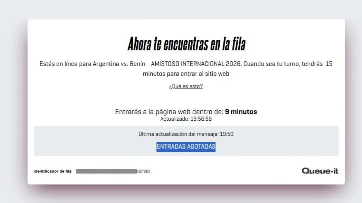 Entradas agotadas