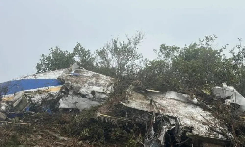 avión cayó en Colombia