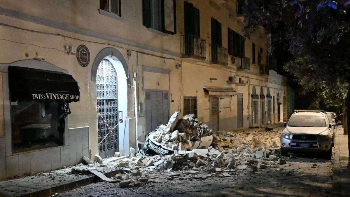 Sismo en el sur de Italia. Foto AFP/El Tiempo
