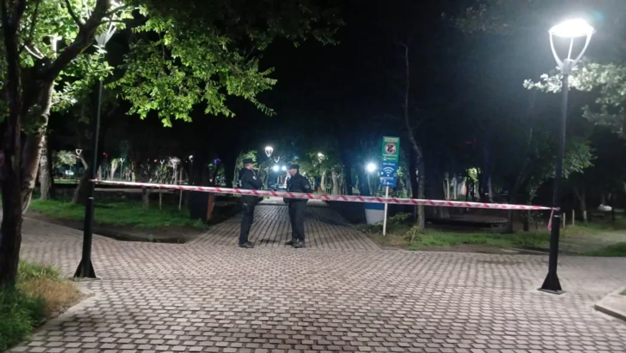Plaza Santa Cruz nene electrocutado Foto: La opinión Austral