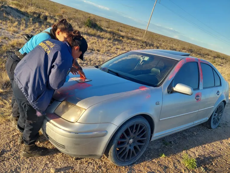 VW Bora secuestrado después del robo