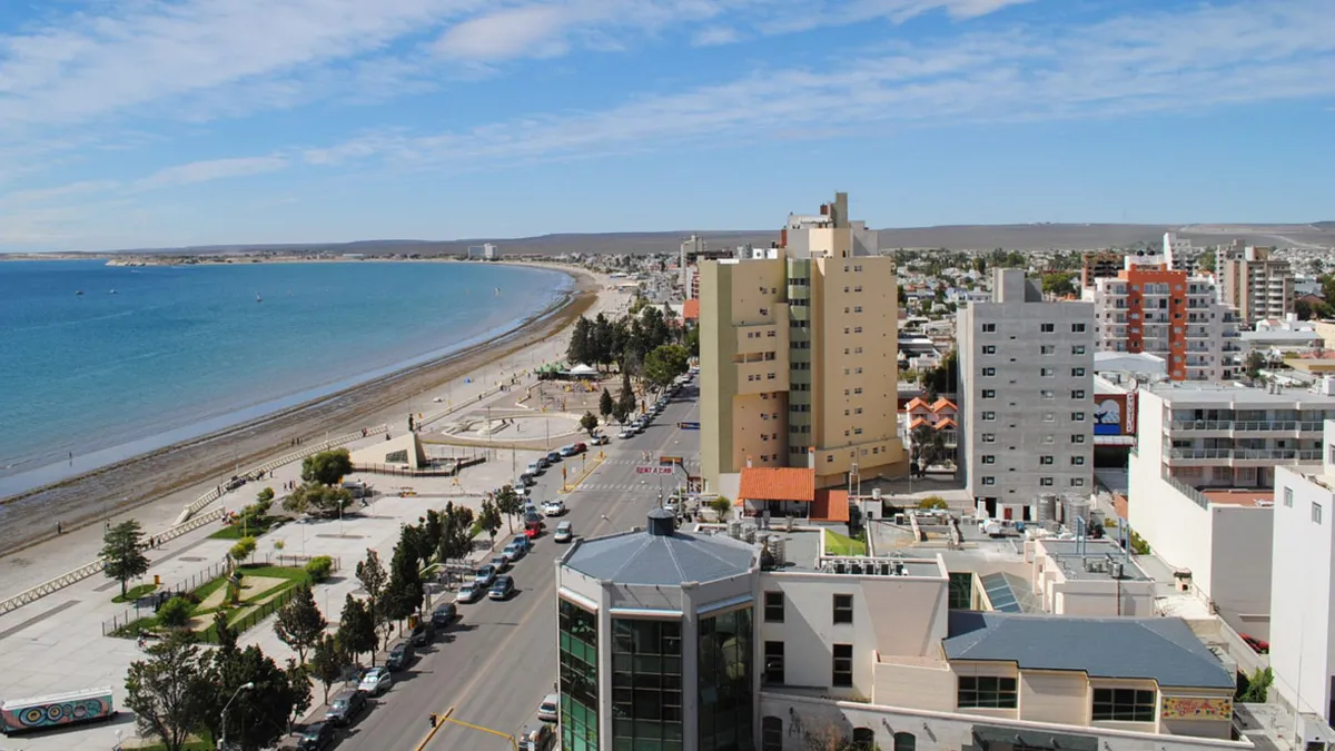 Panorámica de la ciudad de Puerto Madryn