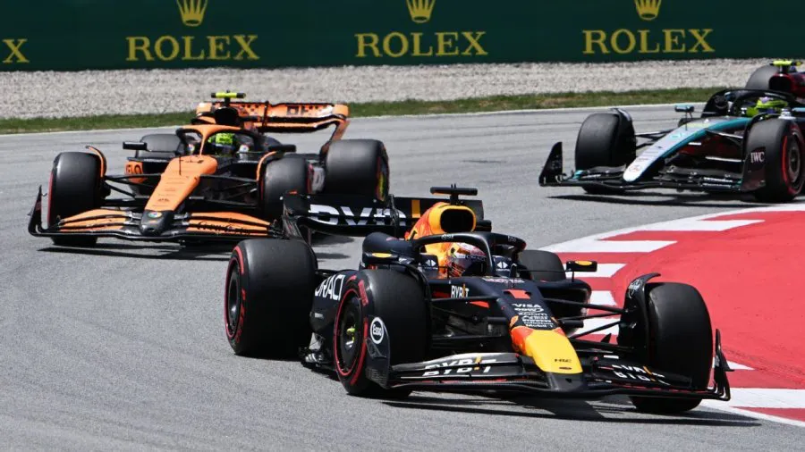 Max Verstappen en el GP de España.
