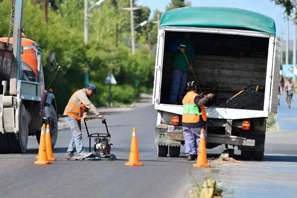 Trabajos sobre la calle Capitan Murga