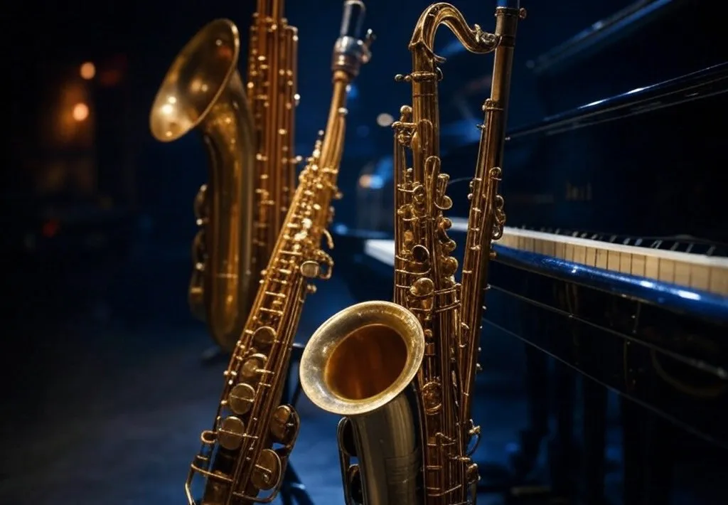instrumentos de jazz imagen AI Grok