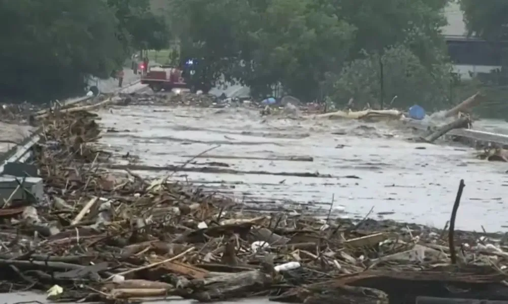 Inundación por desborde del Río Guadalupe
