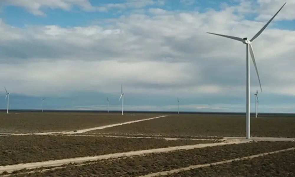Parque eólico en Puerto Madryn