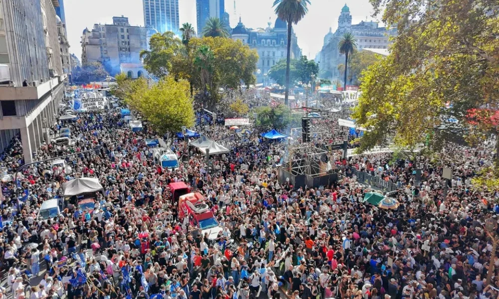 Día de la Memoria en Plaza de Mayo