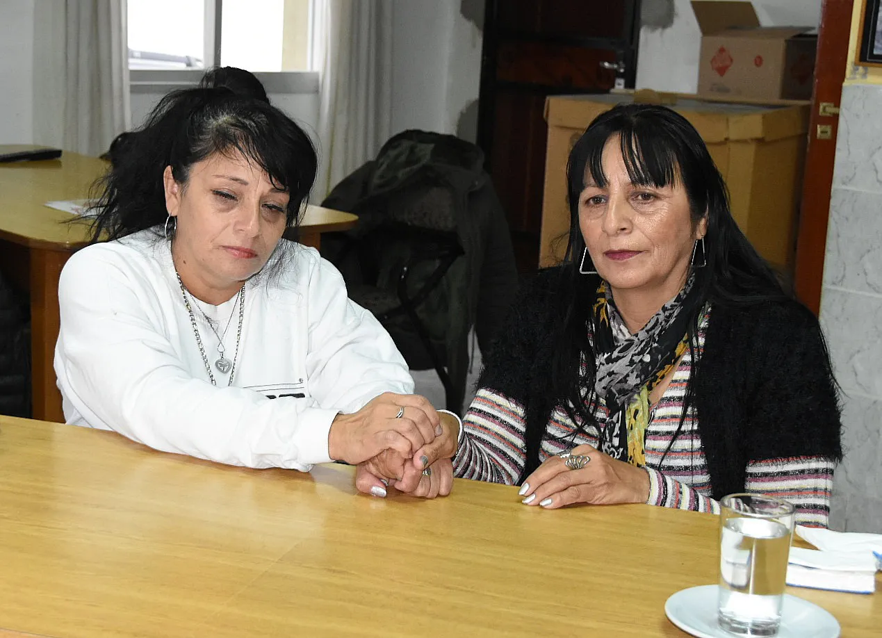 Mirta y Patricia Palavecino. hermanas de Marcelo Palavecino