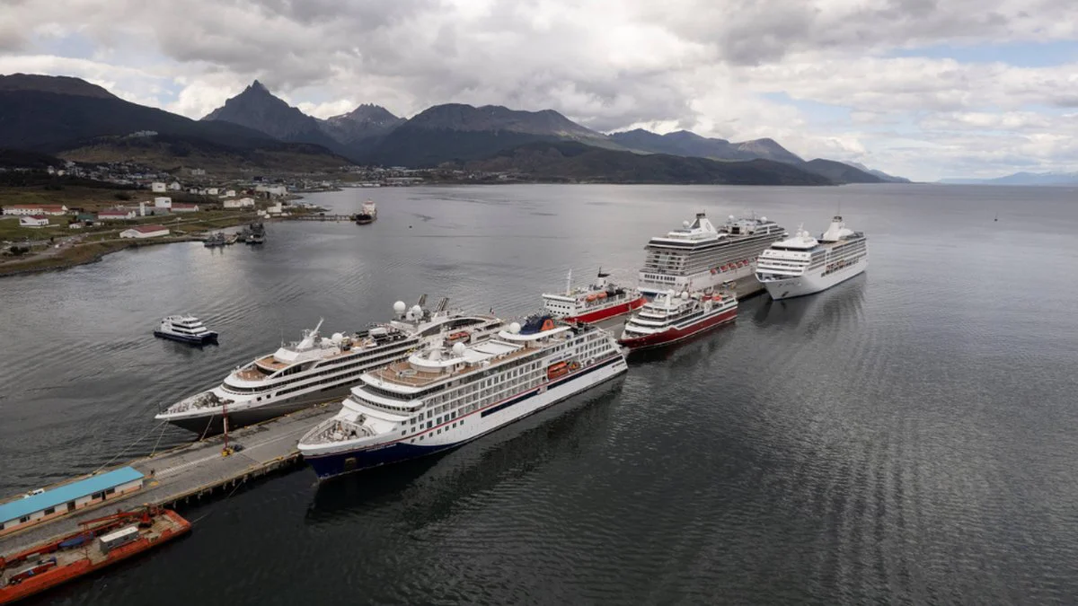 Temporada de cruceros en Ushuaia