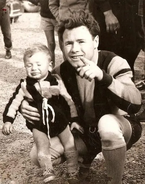 Mario Fernandez y su padre Aldo Truchin Fernández. 2