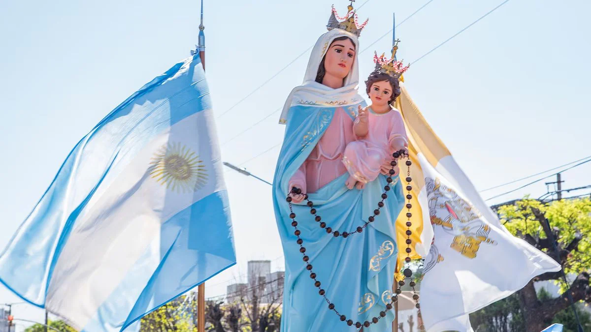 Virgen del Rosario de San Nicolás. Foto Fundación Ninawa Daher/Infobae