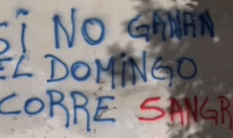 Amenazas en Deportivo Roca
