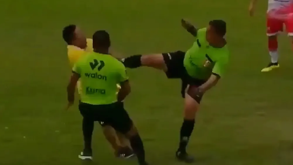 El árbitro Luis Alegre se vio envuelto en incidente inesperado