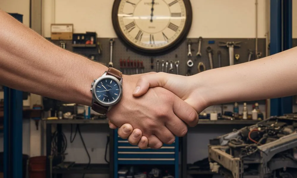 dospersonas dándose la mano imagen generada digitalmente por LA17