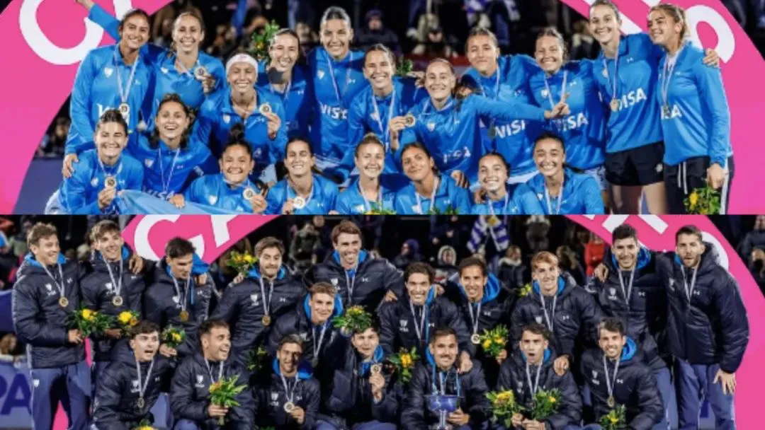 Los Leones y Las Leonas ganaron la Copa Panamericana y sacaron boletoal Mundial. 1